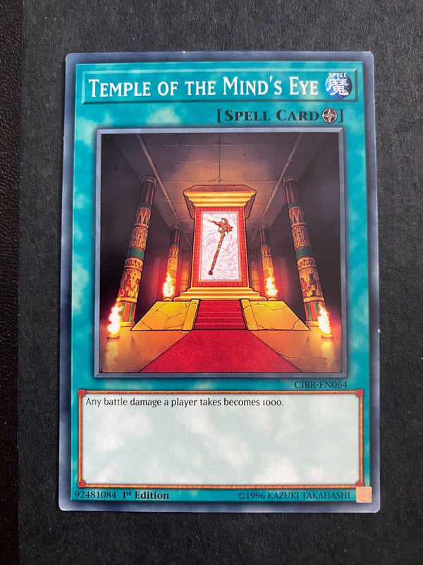 Yugioh Temple of the Mind's Eye CIBR-EN064 Common 1st Edition VLP/NM