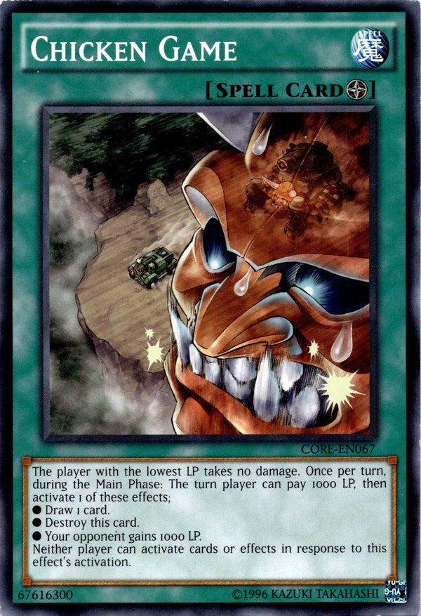 Yugioh Chicken Game CORE-EN067 Common Unlimited Edition LP