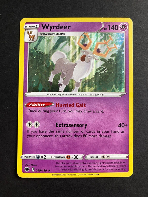 Pokemon Wyrdeer 069/189 Astral Radiance Holo VLP/NM