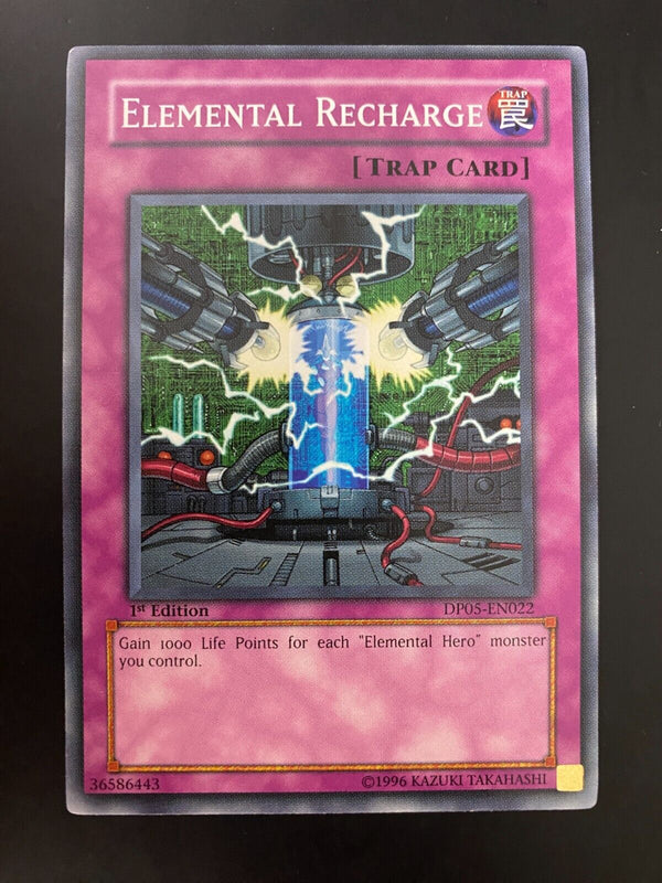 Yugioh Elemental Recharge DP05-EN022 Common 1st Edition VLP/NM