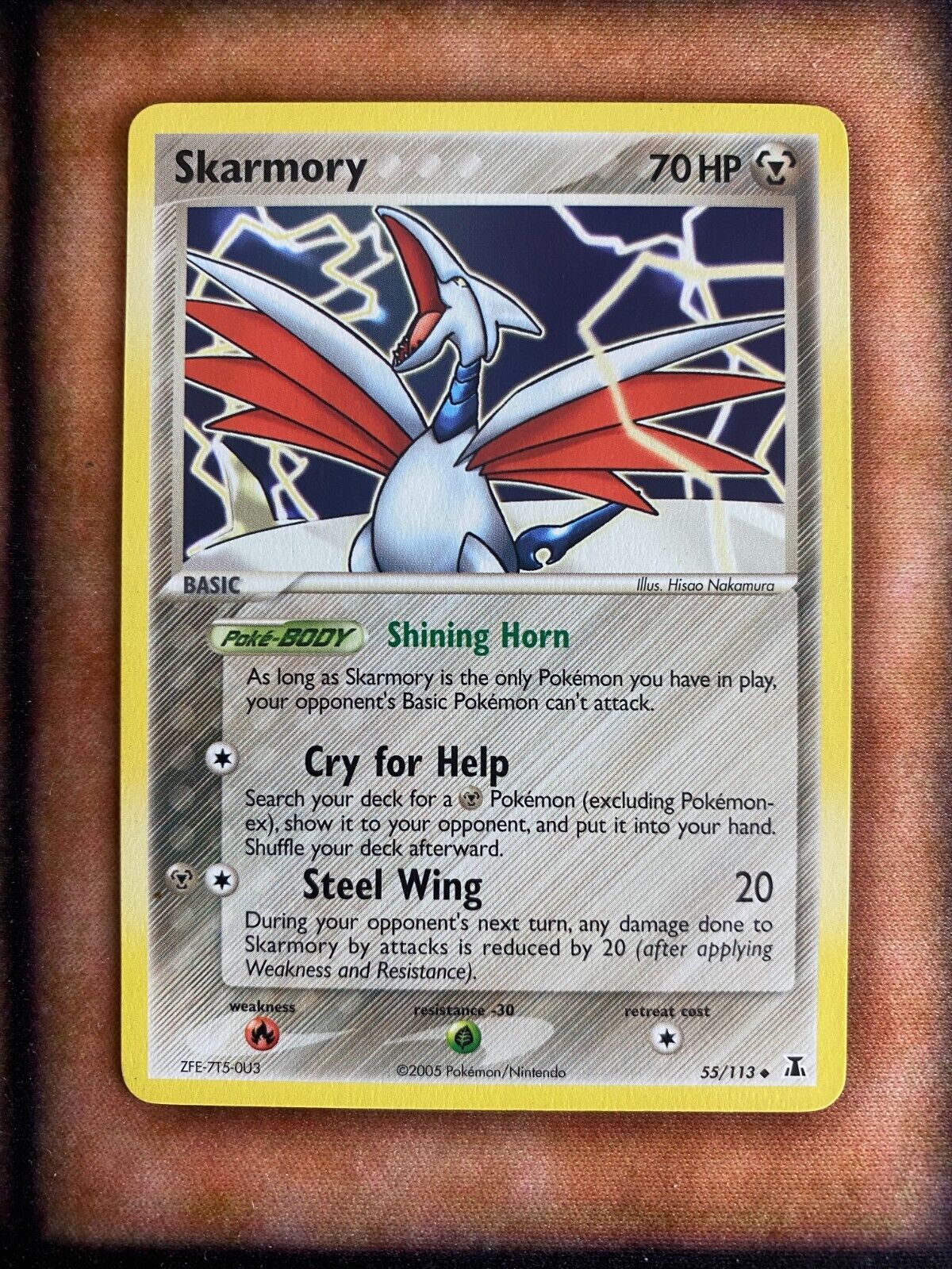 Pokemon Skarmory 55/113 EX Delta Species Non Holo NM