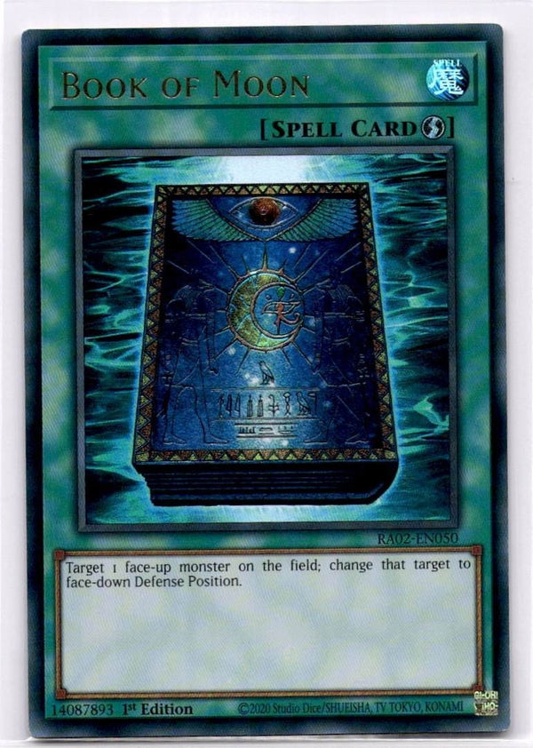 Yugioh Book of Moon RA02-EN050 Ultra Rare 1st Edition NM