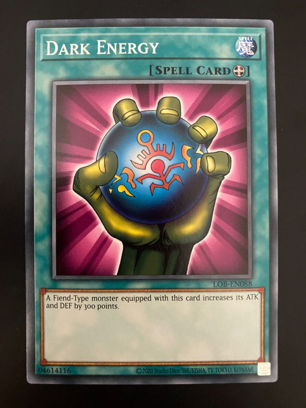 Yugioh Dark Energy LOB-EN088 Unlimited Edition Common NM/MINT