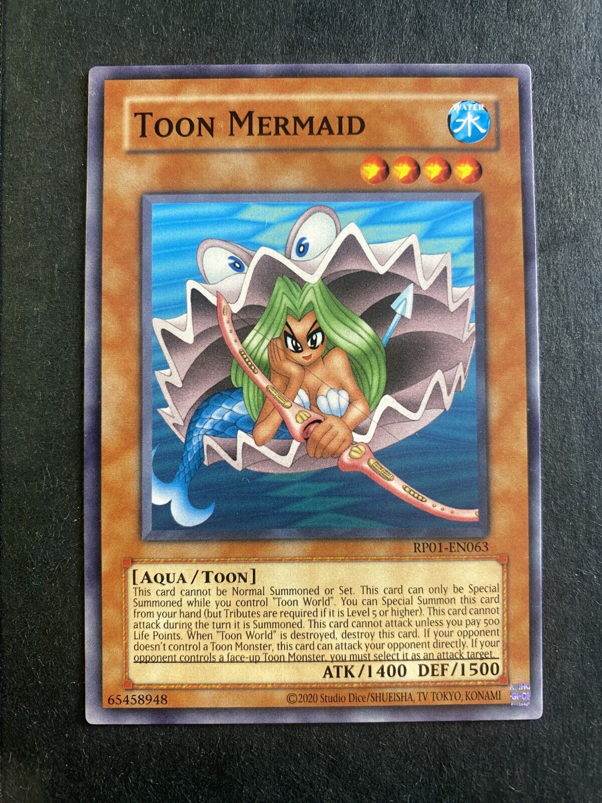 Yugioh Toon Mermaid RP01-EN063 Common Retro Pack Reprint NM