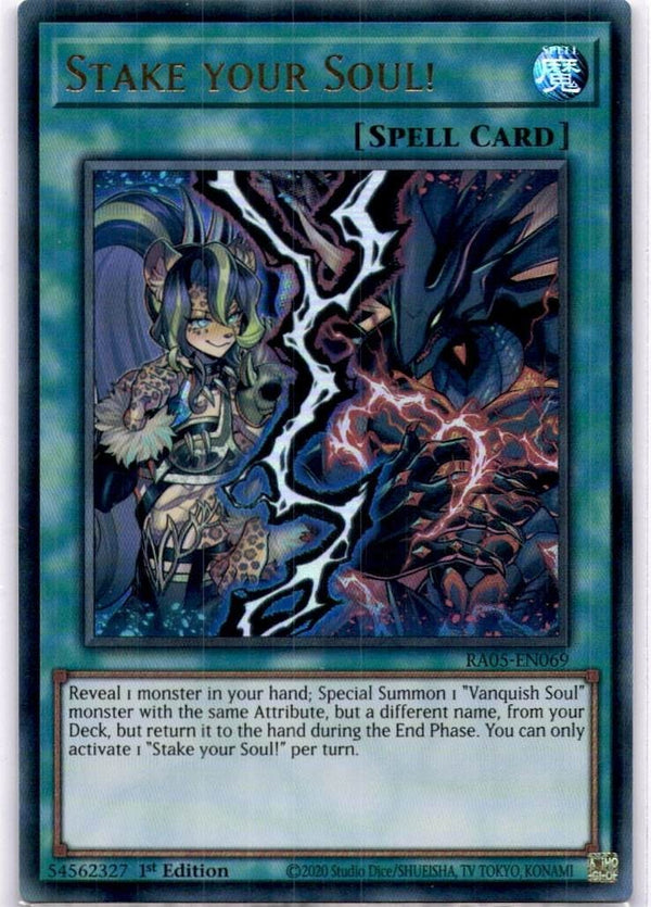 Yugioh Stake your Soul! RA05-EN069 Ultra Rare 1st Edition NM