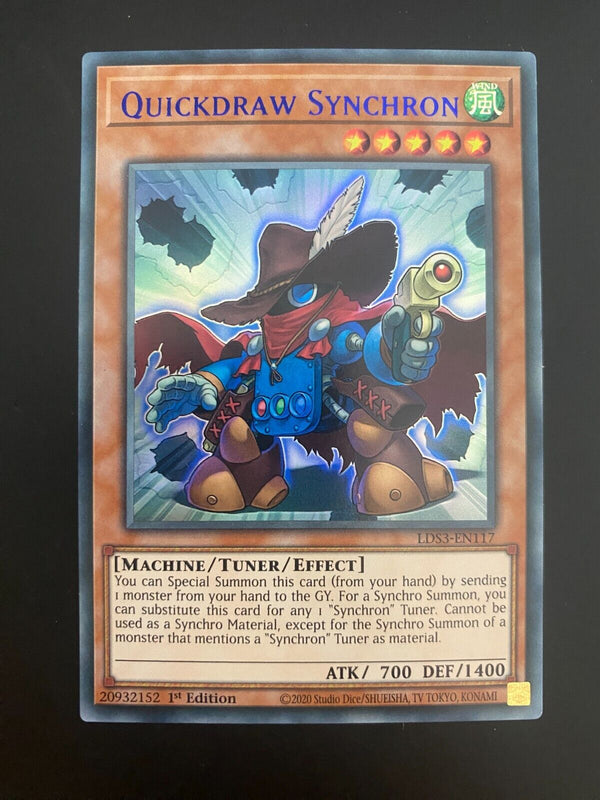 Yugioh Quickdraw Synchron LDS3-EN117 1st Edition Ultra Rare (Blue) NM/MINT