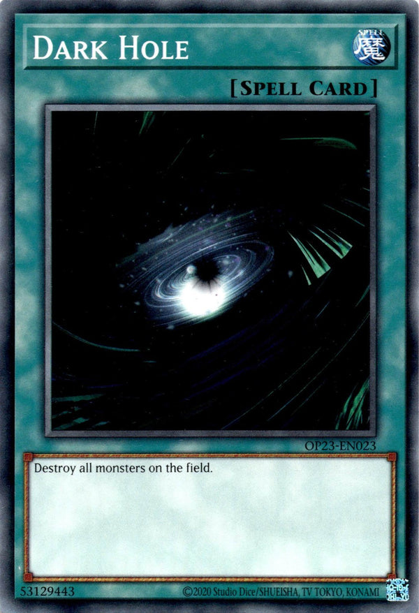 Yugioh Dark Hole OP23-EN023 Common Unlimited Edition NM