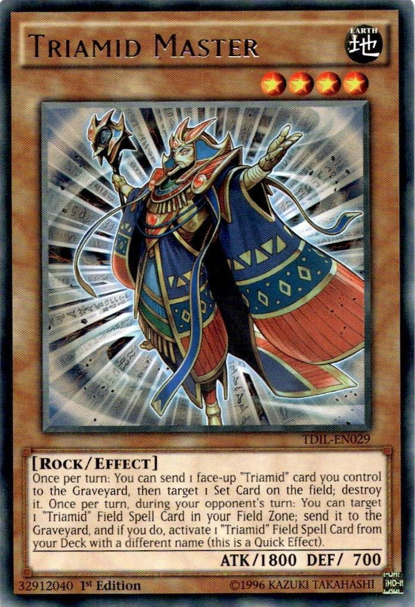Yugioh Triamid Master TDIL-EN029 Rare 1st Edition LP/NM