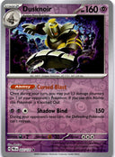 Pokemon Dusknoir 037/131 Prismatic Evolutions Reverse Holo NM