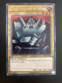 Yugioh Giant Soldier of Stone LOB-EN068 Rare Unlimited Edition NM/MINT