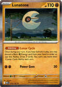 Pokemon Lunatone 074/132 Mega Evolution Holo NM