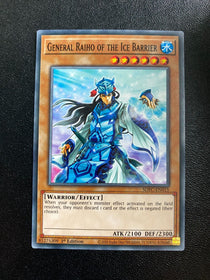 Yugioh General Raiho of the Ice Barrier SDFC-EN015 Common 1st Edition NM