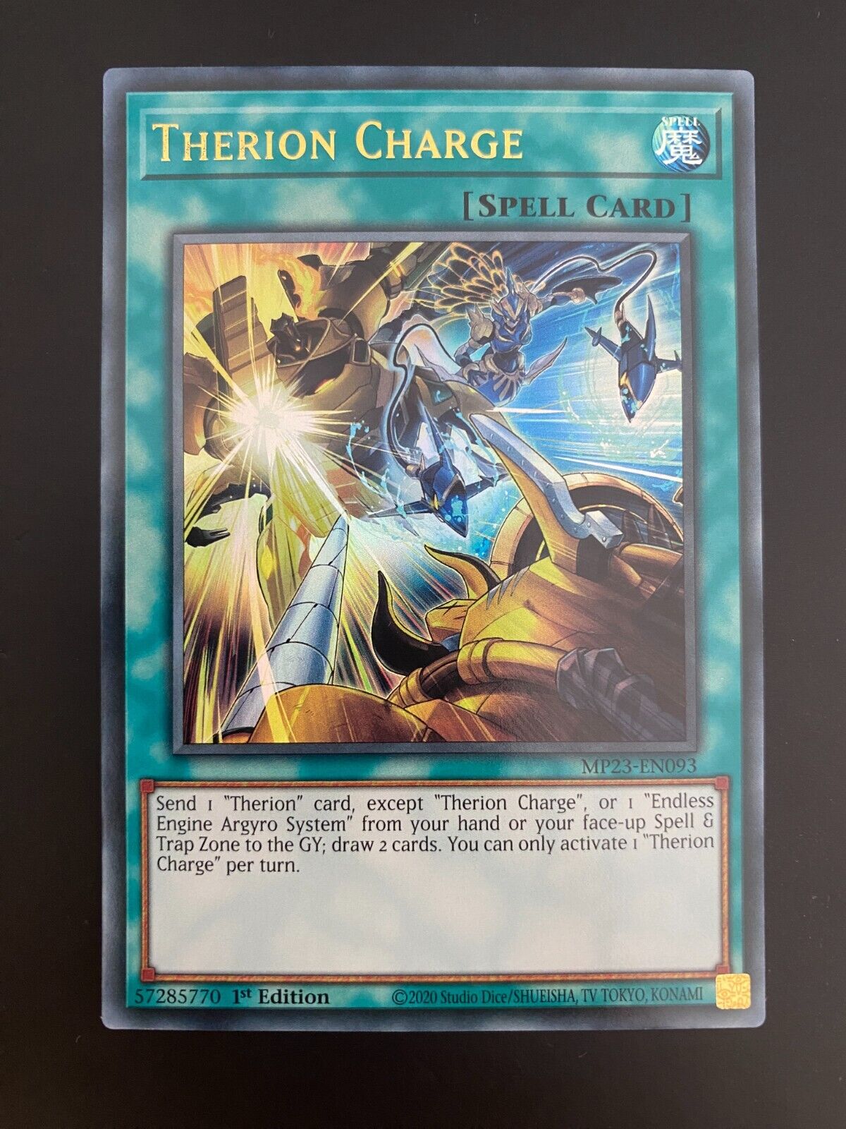 Yugioh Therion Charge MP23-EN093 1st Edition Ultra Rare MINT