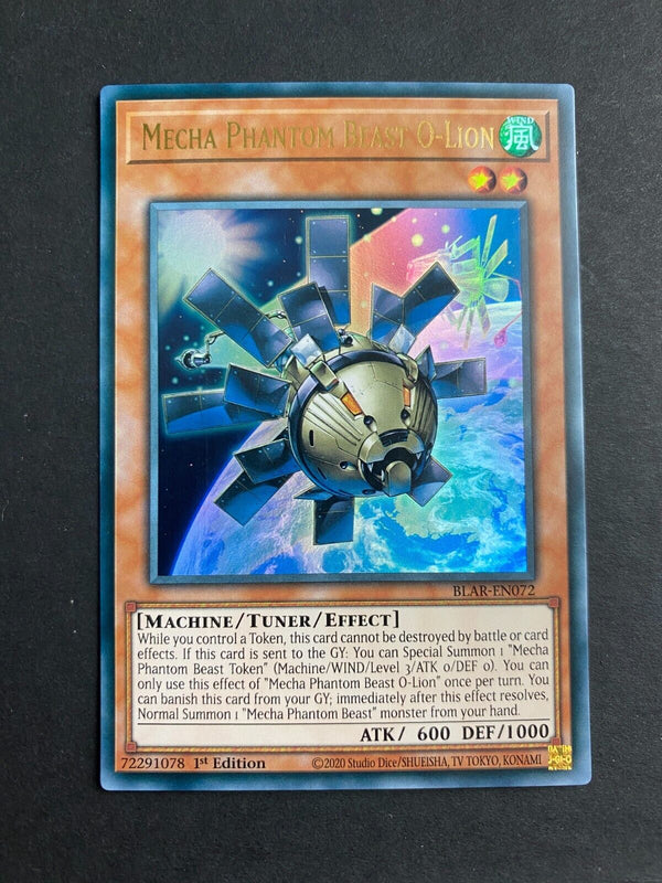 Yugioh Mecha Phantom Beast O-Lion BLAR-EN072 Ultra Rare 1st Edition NM