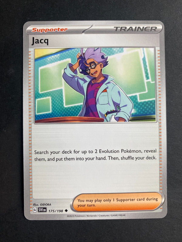 Pokemon Jacq 175/198 Scarlet Violet Base Non Holo NM