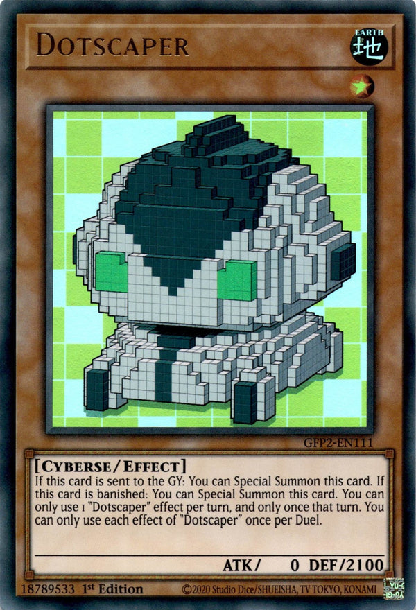 Yugioh Dotscaper GFP2-EN111 Ultra Rare 1st Edition NM