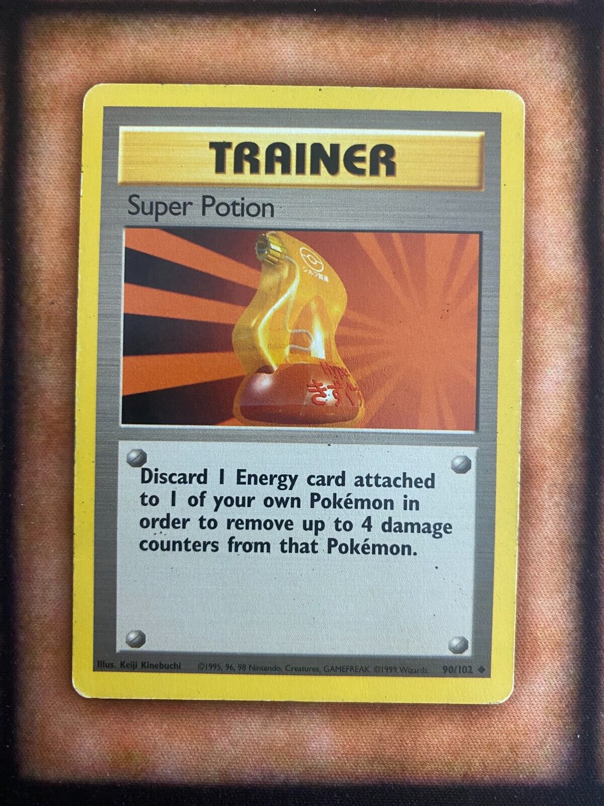 Pokemon Super Potion 90/102 Base Set HM-MP