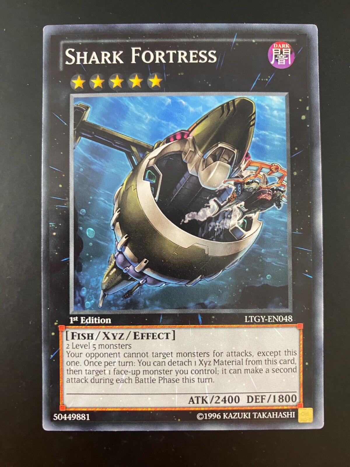 Yugioh Shark Fortress LTGY-EN048 1st Edition MINT