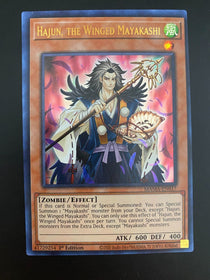 Yugioh Hajun, the Winged Mayakashi MAMA-EN017 1st Ed Ultra Rare NM/MINT (miscut)