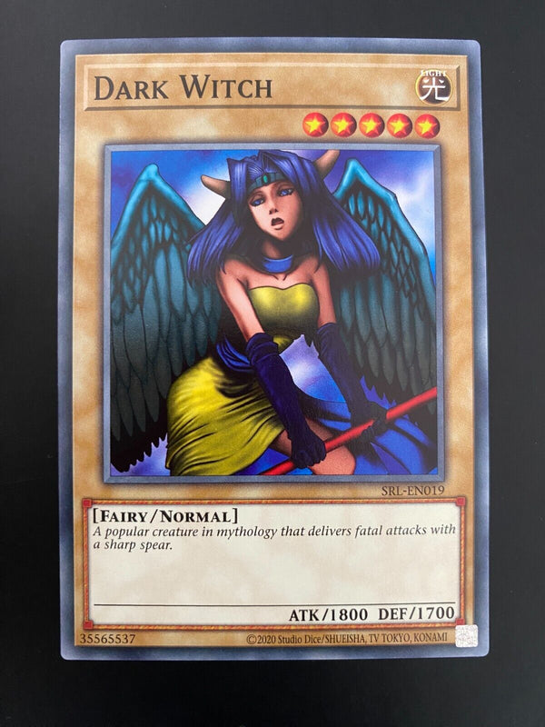 Yugioh Dark Witch SRL-EN019 Common Unlimited Edition NM/MINT