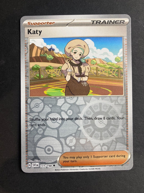 Pokemon Katy 177/198 Scarlet Violet Base Reverse Holo NM