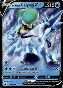 Pokemon Ice Rider Calyrex V 045/198 Chilling Reign Full Art Holo NM