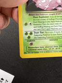 Pokemon Team Rocket Dark Weezing Holo 14/82 Creased and Warping