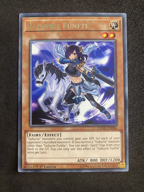 Yugioh Vlakyrie Funfte DANE-EN086 Rare 1st Edition NM