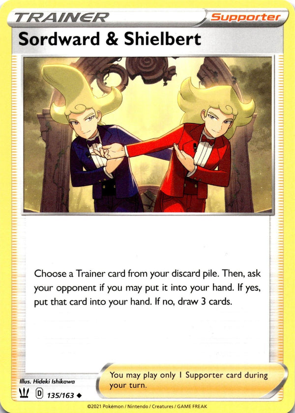 Pokemon Sordward and Shielbert 135/163 Battle Styles Non Holo NM