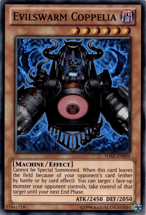 Yugioh Evilswarm Coppelia HA07-EN054 Super Rare Unlimited Edition LP