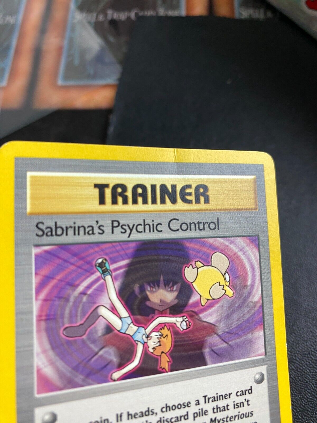 Pokemon Sabrina's Psychic Control 121/132 Gym Challenge Non Holo MP