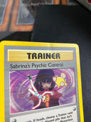 Pokemon Sabrina's Psychic Control 121/132 Gym Challenge Non Holo MP