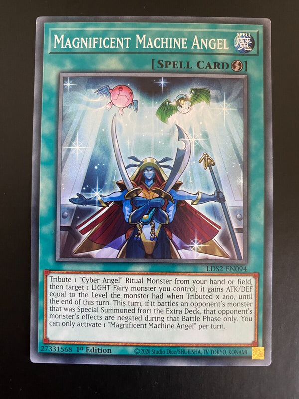 Yugioh Magnificent Machine Angel LDS2-EN094 1st Edition Common NM/MINT