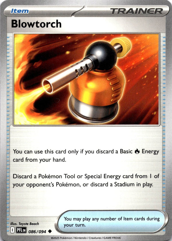 Pokemon Blowtorch 086/094 Phantasmal Flames Non Holo NM