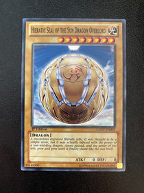 Yugioh Hieratic Seal of the Sun Dragon Overlord GAOV-EN002 Common 1st Edition NM