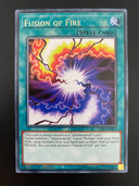 Yugioh Fusion of Fire SAST-EN057 Rare 1st Edition NM