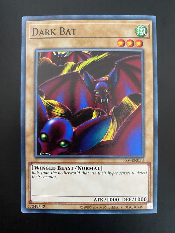 Yugioh Dark Bat PSV-EN058 Common Unlimited Edition NM/MINT