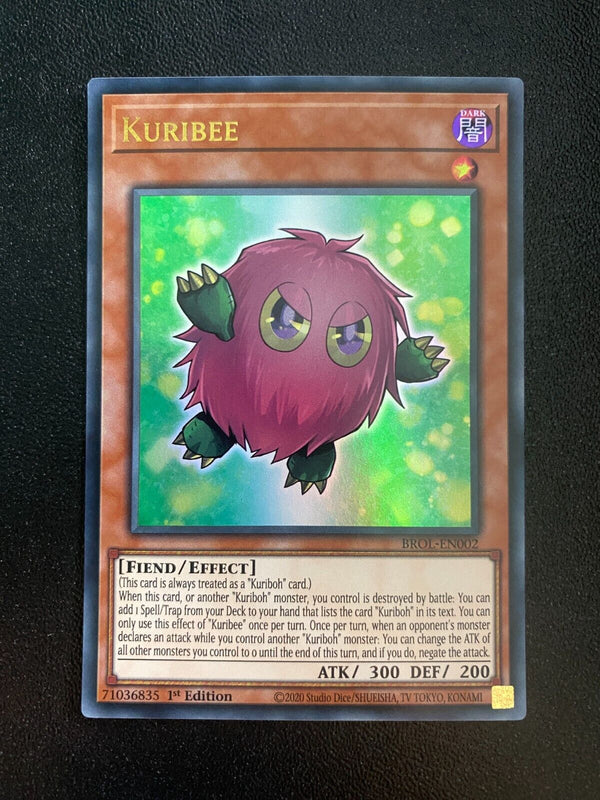 Yugioh Kuribee BROL-EN002 Ultra Rare 1st Edition NM