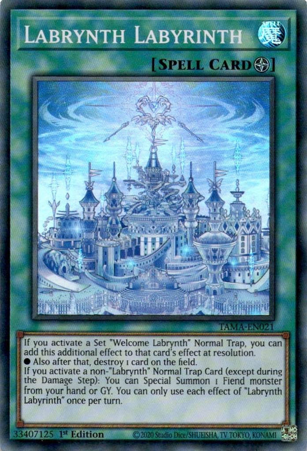 Yugioh Labrynth Labyrinth TAMA-EN021 Super Rare 1st Edition NM