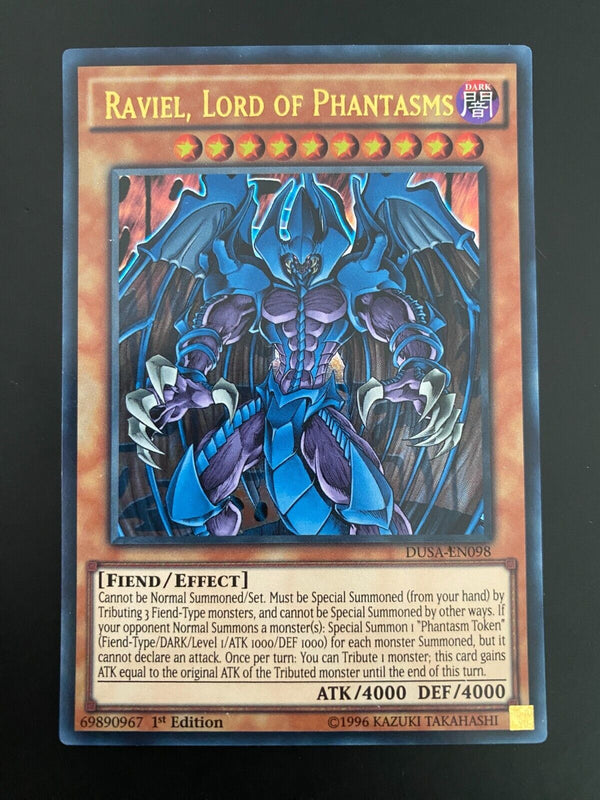 Yugioh Raviel, Lord of Phantasms DUSA-EN098 Ultra Rare 1st Edition NM