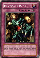 Yugioh Dragon's Rage LOD-048 Common Unlimited Edition DAMAGED