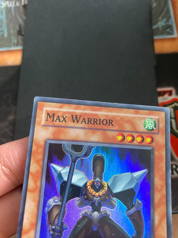 Yugioh Max Warrior SOVR-EN003 Super Rare Unlimited Edition MP