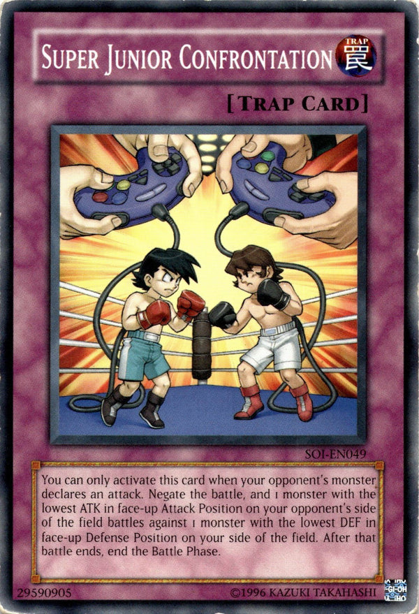 Yugioh Super Junior Confrontation SOI-EN049 Common Unlimited Edition HP