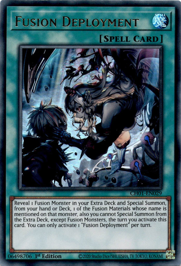 Yugioh Fusion Deployment CH01-EN029 Ultra Rare 1st Edition NM