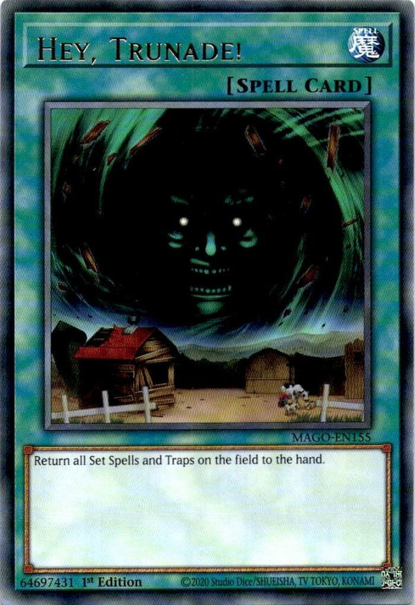 Yugioh Hey, Trunade! MAGO-EN155 Rare 1st Edition NM