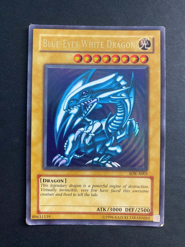 Yugioh Blue-Eyes White Dragon SDK-A001 Ultra Rare Unlimited Edition HP