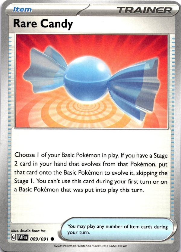 Pokemon Rare Candy 089/091 Paldean Fates Non Holo NM