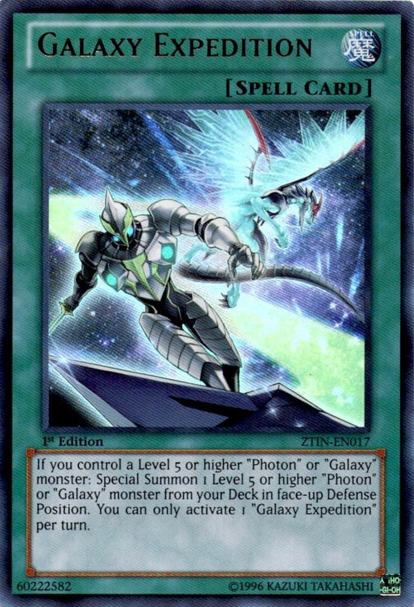 Yugioh Galaxy Expedition ZTIN-EN017 Super Rare 1st Edition LP
