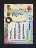 Pokémon 1999 TOPPS Holo #66 Machop, First Edition, First Printing (Blue Logo)