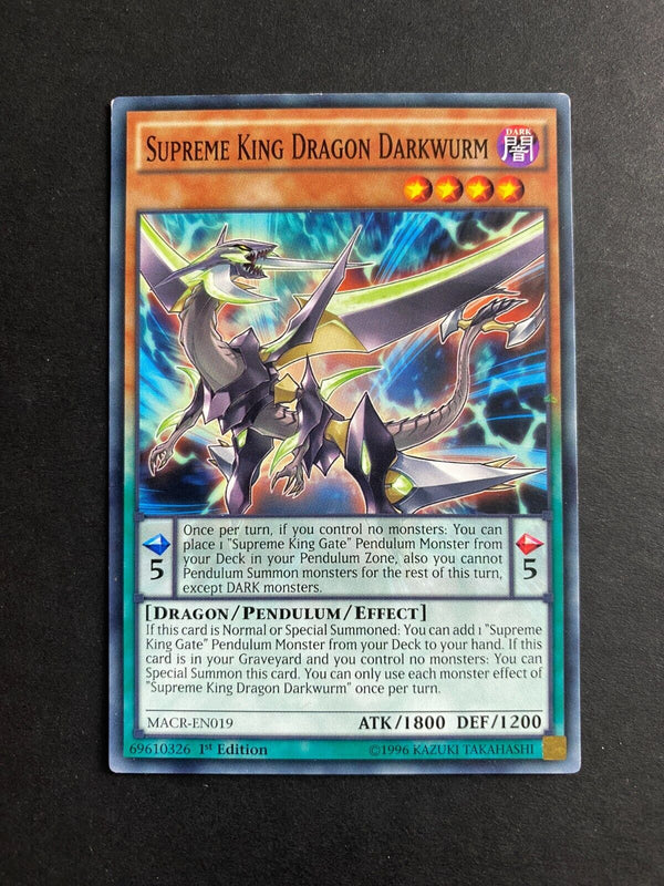 Yugioh Supreme King Dragon Darkwurm MACR-EN019 Common 1st Edition MP